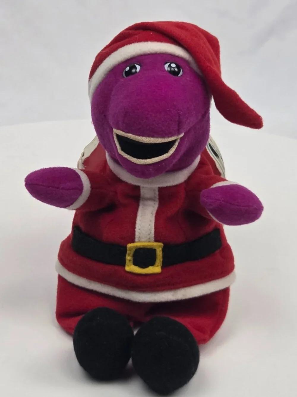 Vintage Christmas Barney 1999 We Wish You A Merry Christmas Board Book 7